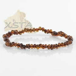 Amber bracelet polished cherry